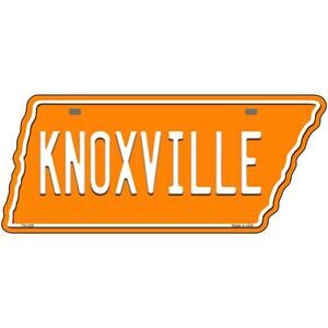 Knoxville Novelty Metal License Plate Tag Tennessee New Tenn Sign Volunteers
